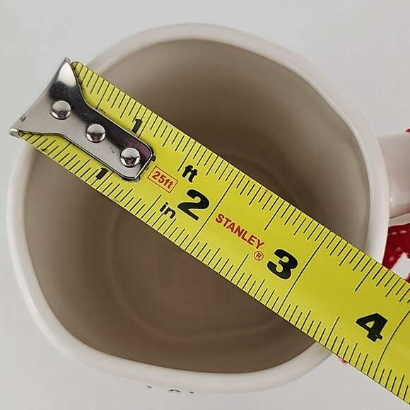 Rae Dunn Artisan Collection Mug White Large Black Letters Festive Christmas - Picture 10 of 11